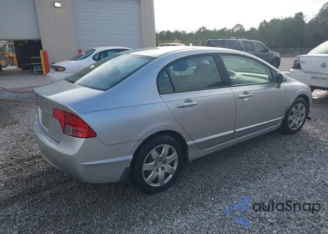2008 Honda Civic Lx z USA, uszkodzony, nr VIN 1HGFA16568L032401